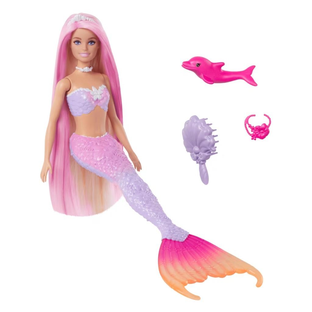Boneca Barbie Sereia Cores Mágicas Malibu Color Change com Efeito Mudança de Cor - Mattel