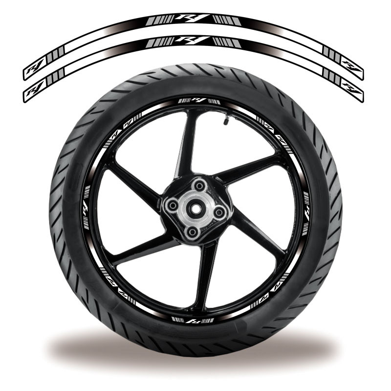 Friso De Roda Adesivo Refletivo Yamaha R1 VERMELHO