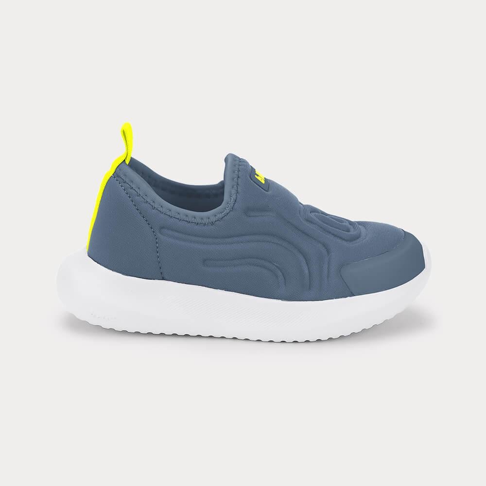 Tênis Infantil Bibi Flash Azul com Amarelo em Oferta na Shopee