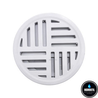 Grelha ABS Para Ralo Automático Redondo Branco 10x10 em Oferta na Shopee