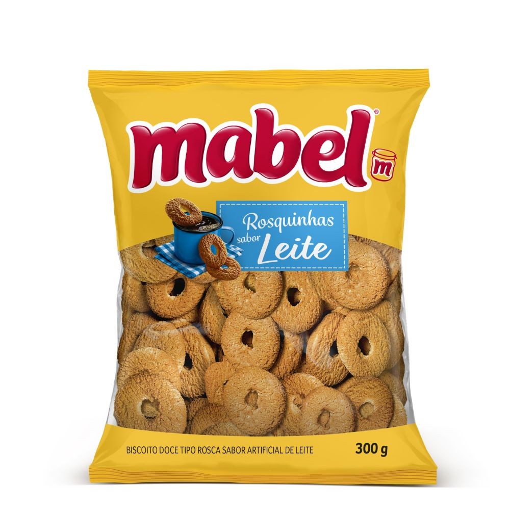 Biscoito Rosquinha Mabel Sabor Leite 300g - Food & Beverages
