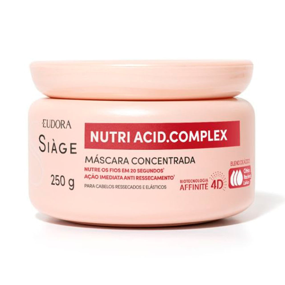 Máscara Concentrada Eudora Siàge Nutri Acid. Complex 250g - Beauty