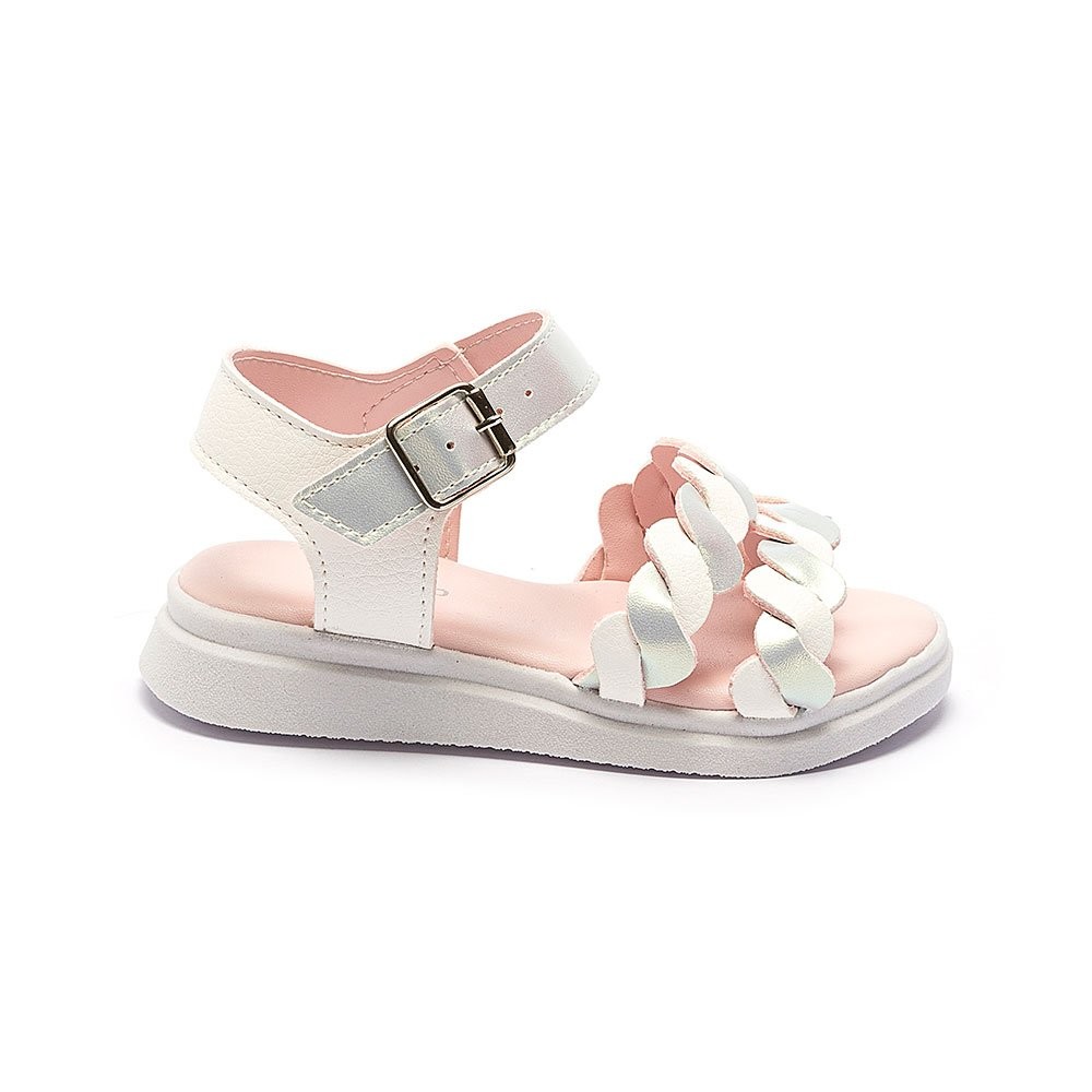 Sandália Menina Infantil com Tiras Trançadas Pequito em Oferta na Shopee