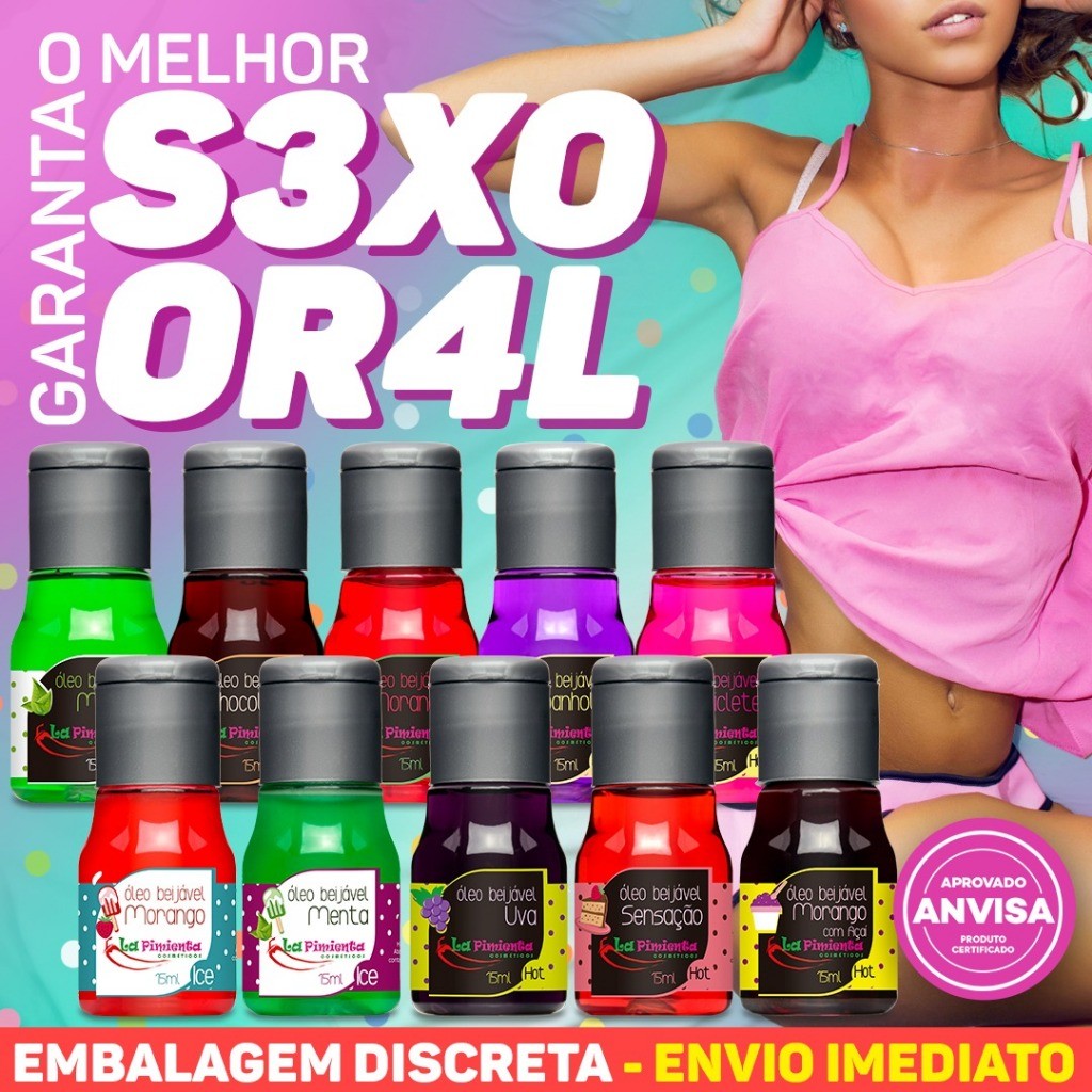 Óleo Beijável para Massagem Hot e Ice 15ml Sex Shop em Oferta na Shopee