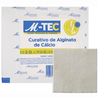 Curativo Alginato de Cálcio 10x10cm M-TEC Alta Absorção Feridas Exsudativas em Oferta na Shopee