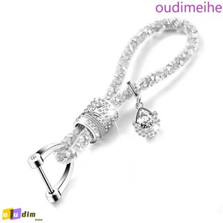 OUDIMEIHE Glitter Chaveiros Chaves Mulheres Bolsa Pingente Chave Fob Strass Diamante Chaveiro De Carro em Oferta na Shopee