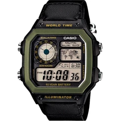Relógio Casio AE-1200WHB-1BVDF Sport World Map