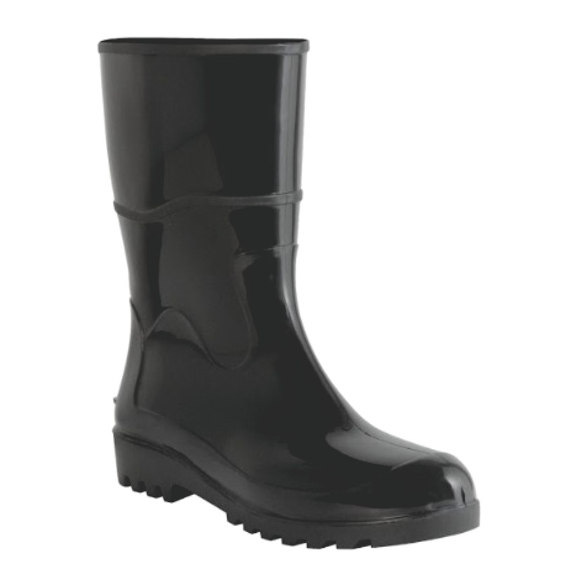 Bota PVC Cano Borracha Médio Impermeável Galochapara Açougue Cozinha Restaurantes Hotel Industrial CA 37154CA:37.154