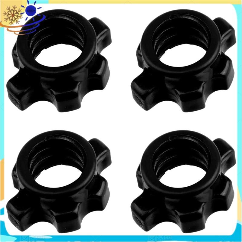 4 Pçs Haltere Barra Halteres Parafuso Braçadeira Levantamento De Peso Equipamentos De Fitness Acessórios
