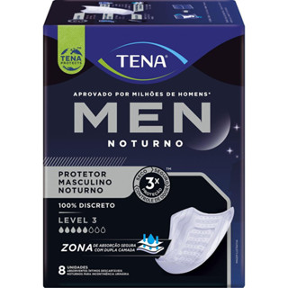 Absorvente Tena Men Level 3 Noturno Com 8 Unidades em Oferta na Shopee