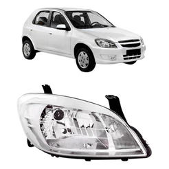 Farol Celta Prisma 2007 2008 2009 2010 A 2012 Cromado NOVO