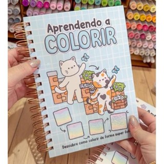 Livro de Colorir  Aprenda Técnicas de Pintura | Texturas + Efeitos Visuais | Capa Dura em Oferta na Shopee
