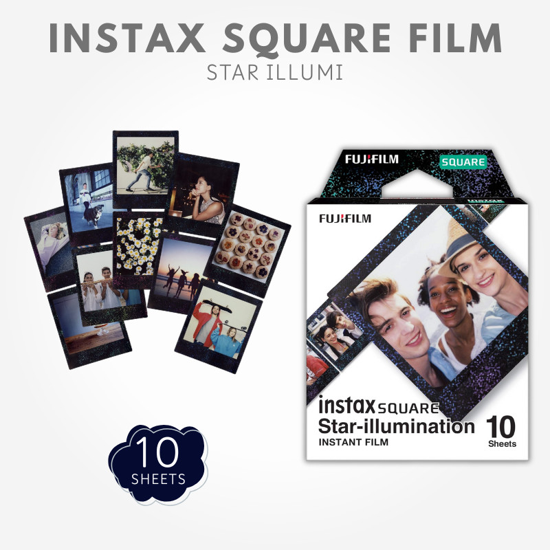 FUJIFILM Instax Square Format Film INSTAX SQUARE STAR ILLUMI WW 1
