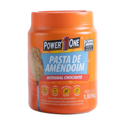 Pasta de Amendoim Integral - Crocante 1Kg - Power1One