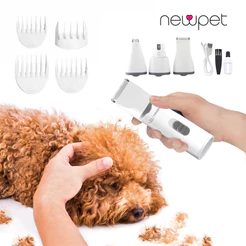 4 em 1 Cortador De Pêlos Profissional De Cachorro De Gato Patas De Animais De Estimação Removedor USB Recarregável kit