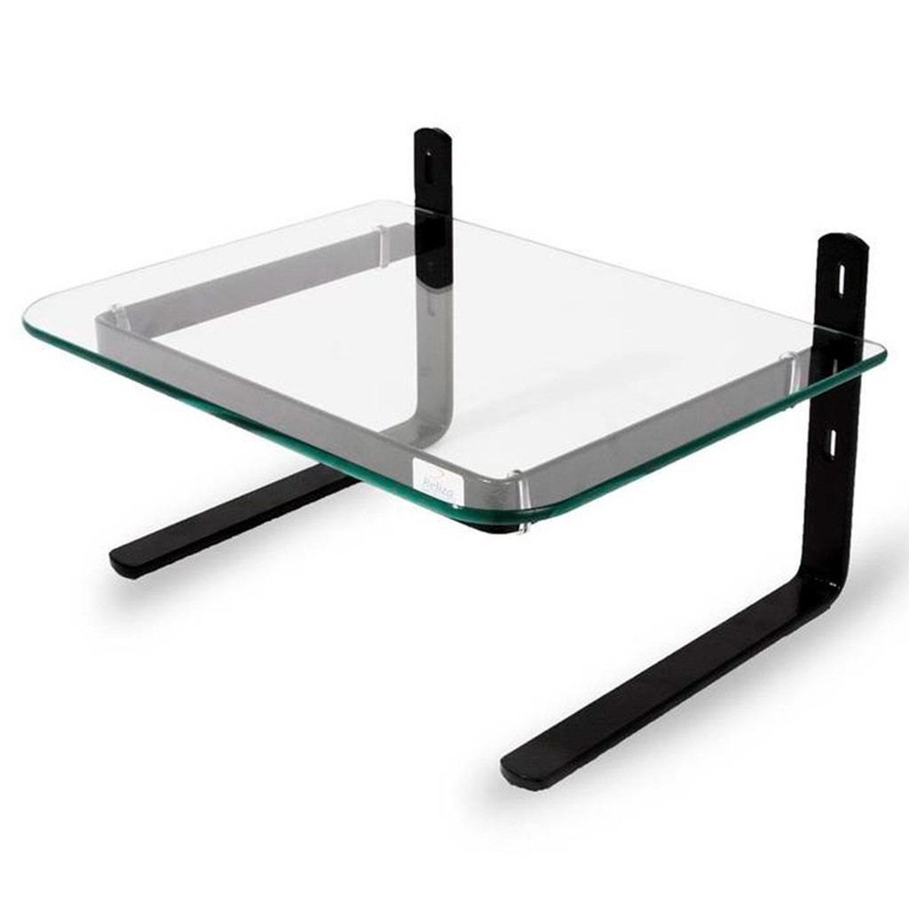 Suporte para Monitor Reliza Office - Base de Vidro - Preto