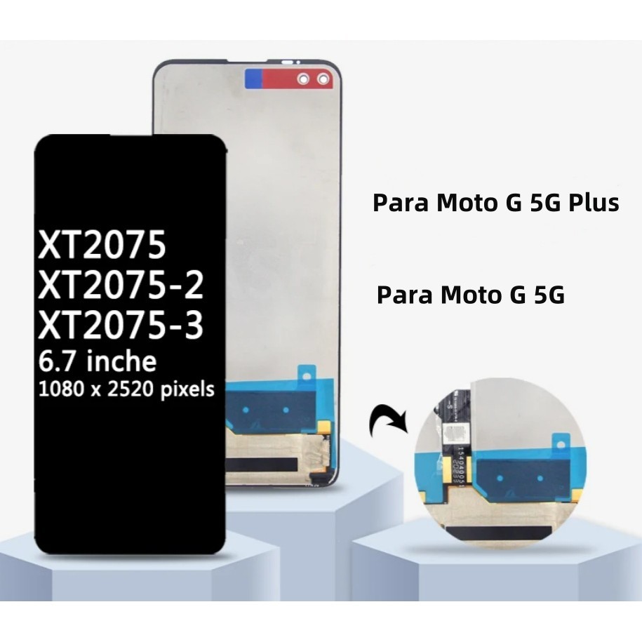 Premium Display Para Motorola Moto G 5G&One 5G Ace&G5G Plus Compativel XT2075 XT