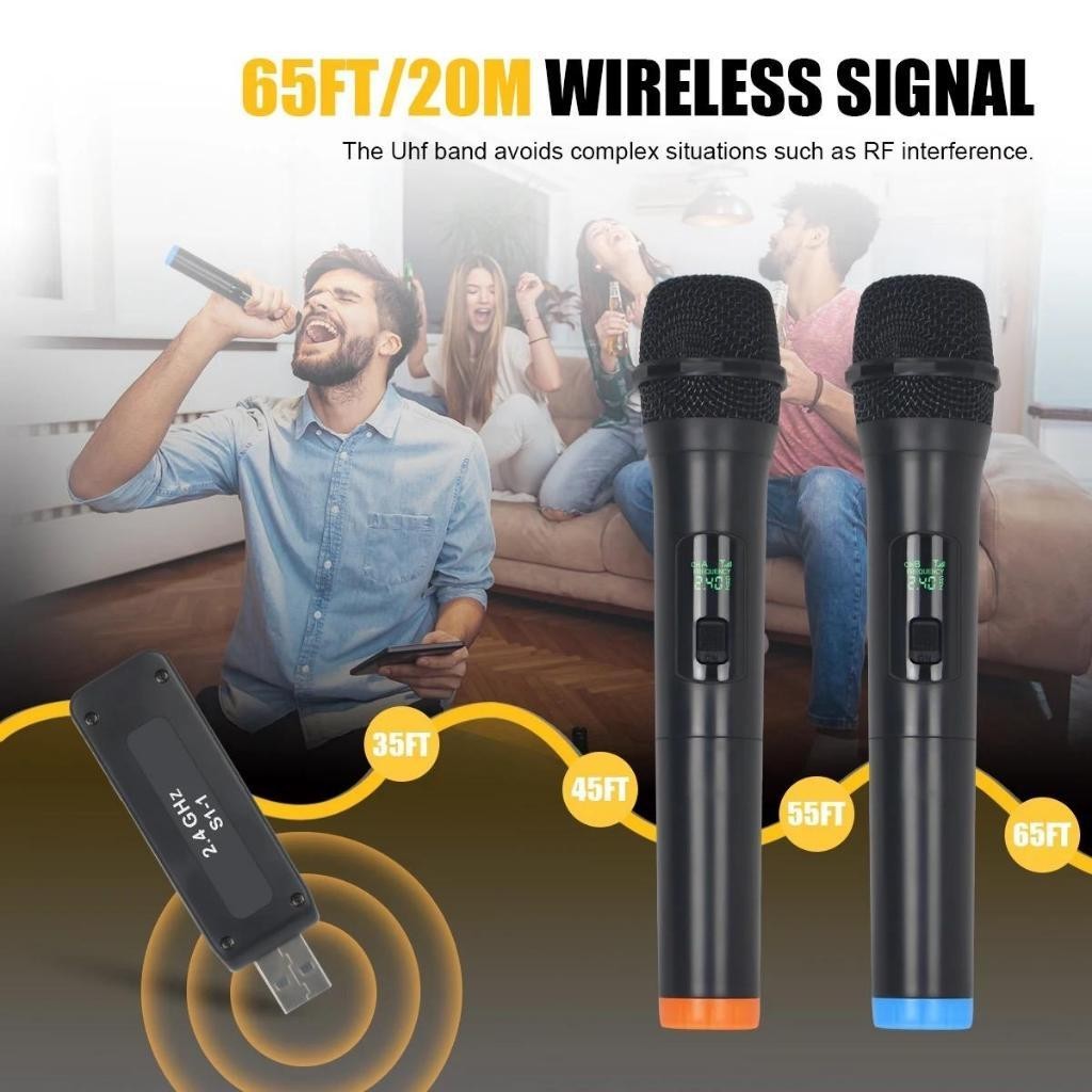Microfones Sem Fio Sinal Forte Digital Igreja