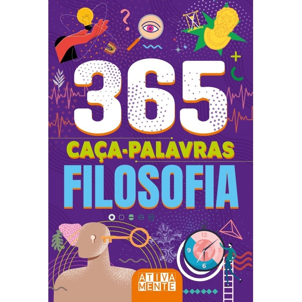 Livro 365 caça-palavras - Filosofia em Oferta na Shopee