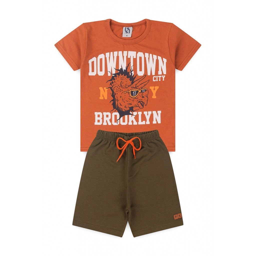 Conjunto Masculino Infantil Centro Da Cidade em Oferta na Shopee