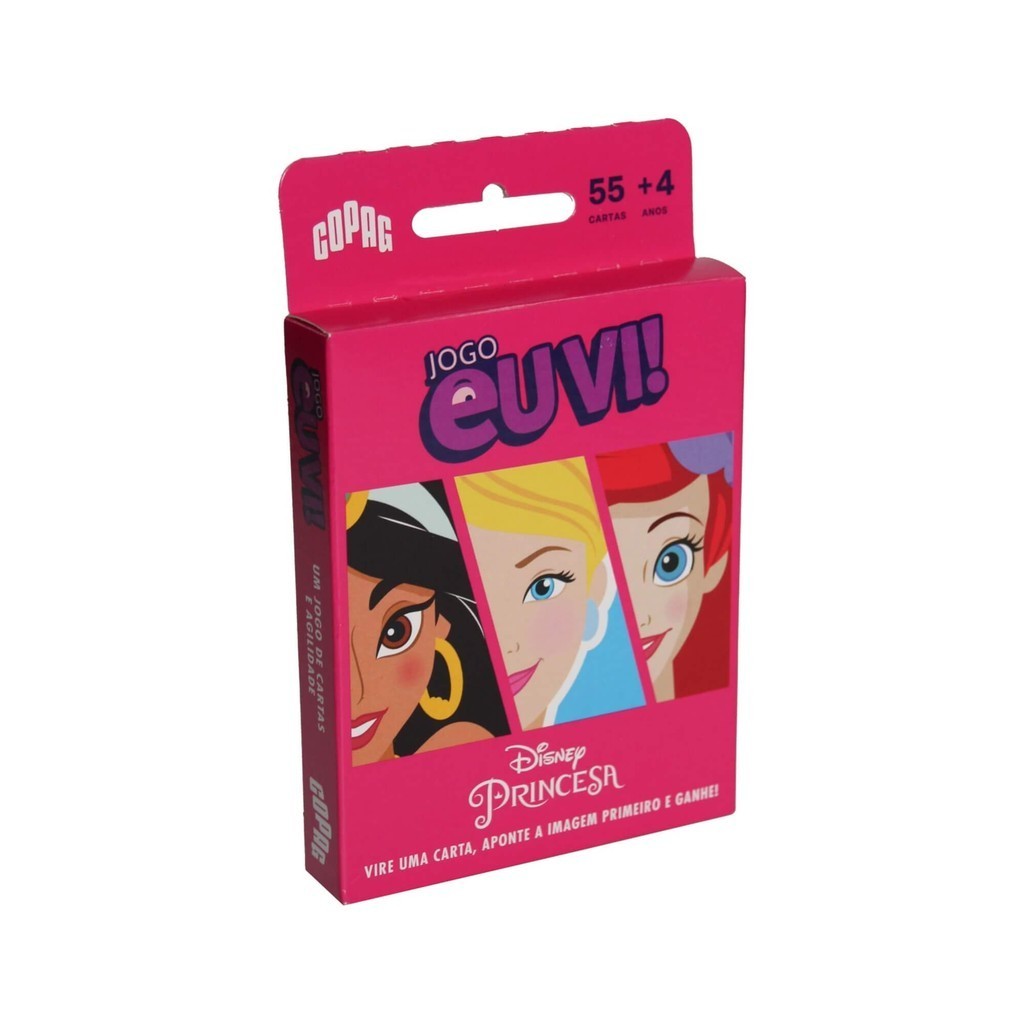 Jogo de Cartas Eu Vi! Princesas Copag - 34068 em Oferta na Shopee