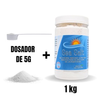 Sal Para Lavagem Nasal S/ Iodo Com Dosador 1 Kg em Oferta na Shopee