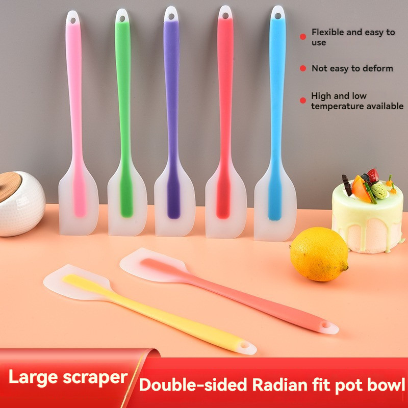 Espátula Translúcida de Silicone Alimentício Pronta para Estoque Pequena Espátula de Bolo ...