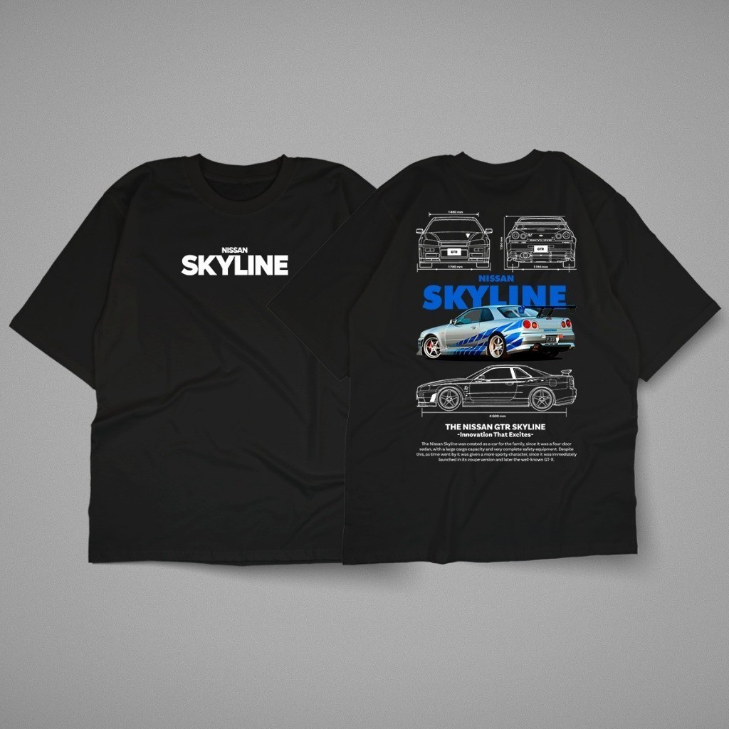 Camisetas Skyline e Lancer vários modelos unissex 100% algodão