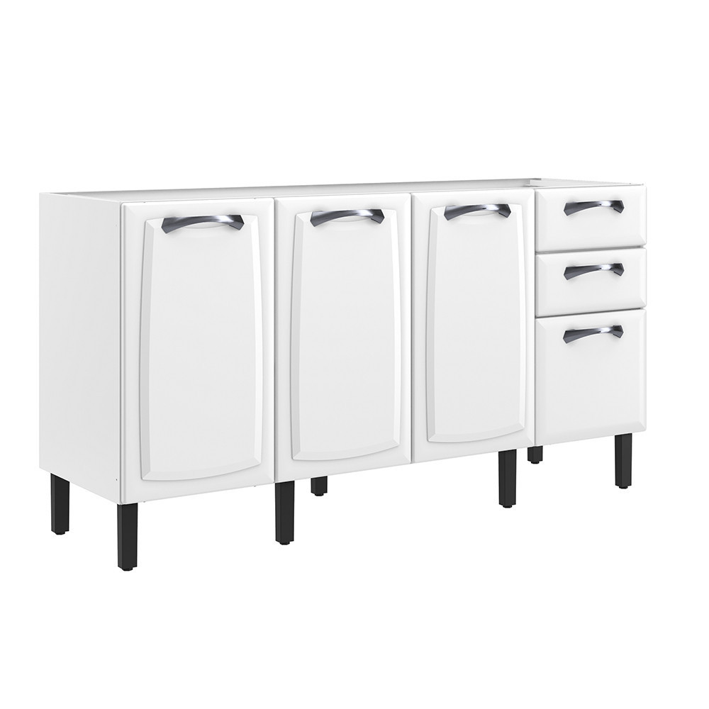 Balcao Itatiaia New Premium 4 Portas 2 Gavetas em Oferta na Shopee