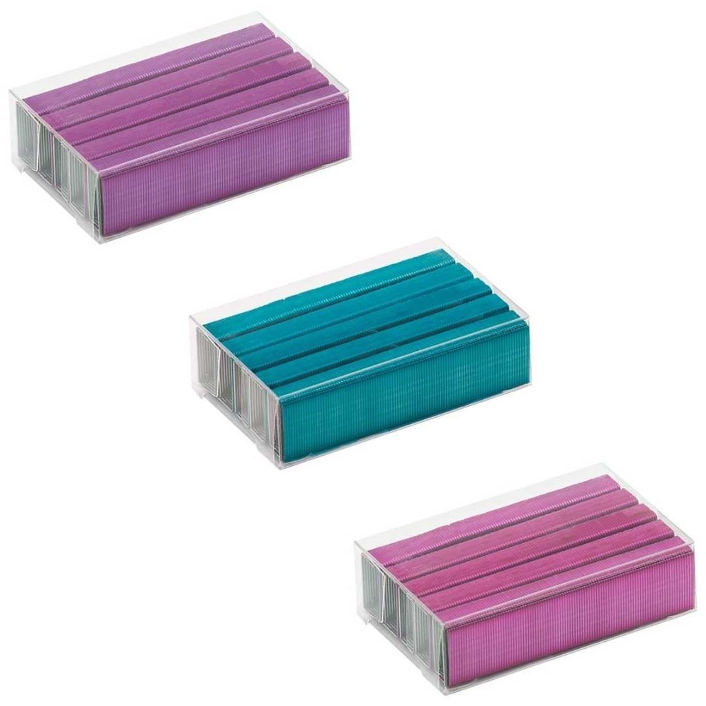 Grampo Colorido 26/6 Galvanizado 1000 Unidades BRW | Unidade/Kit em Oferta na Shopee