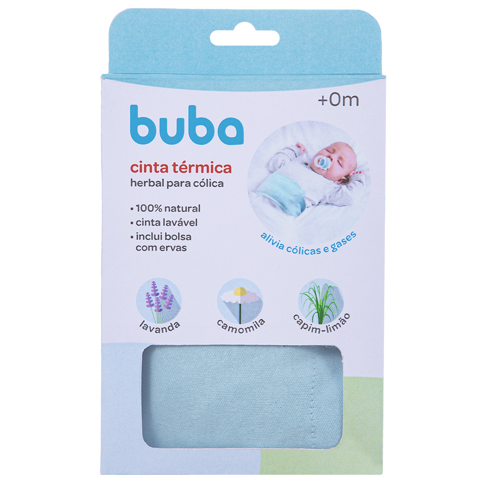 Cinta Térmica HERBAL Buba bolsa de cólica chá azul