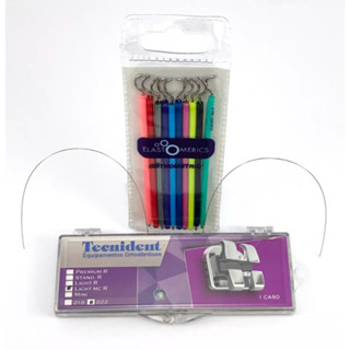 Kit Aparelho Braquetes Ortodônticos + 2 Fios + Borrachinhas Sortidas em Oferta na Shopee