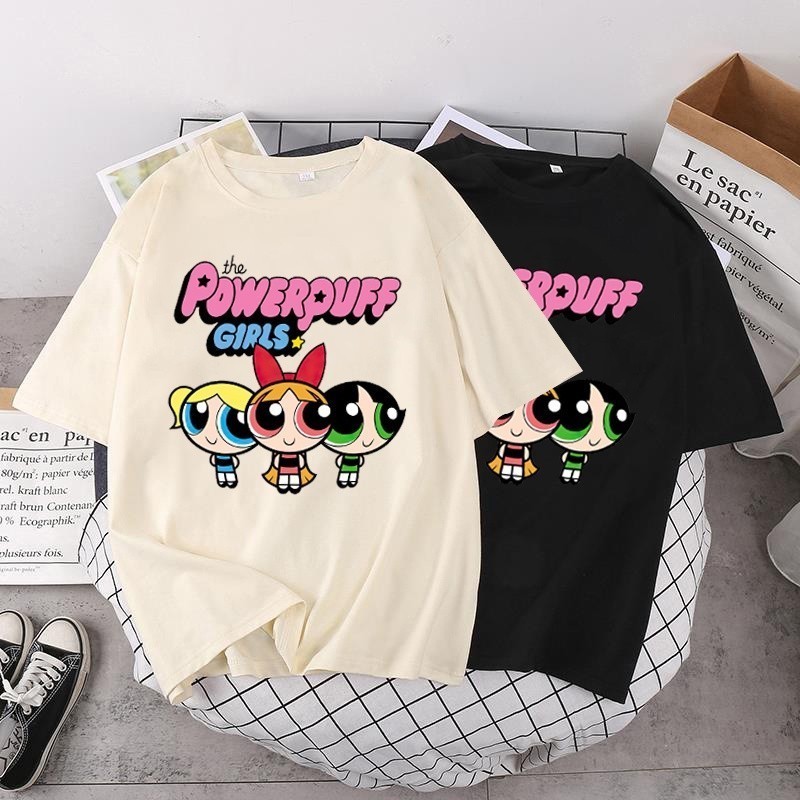 CAMISETA GEEK Style Meninas Super Poderosas s Anime Góticas Coreanas Brancas Harajuku  Premium  TREND ENVIO IMEDIATO