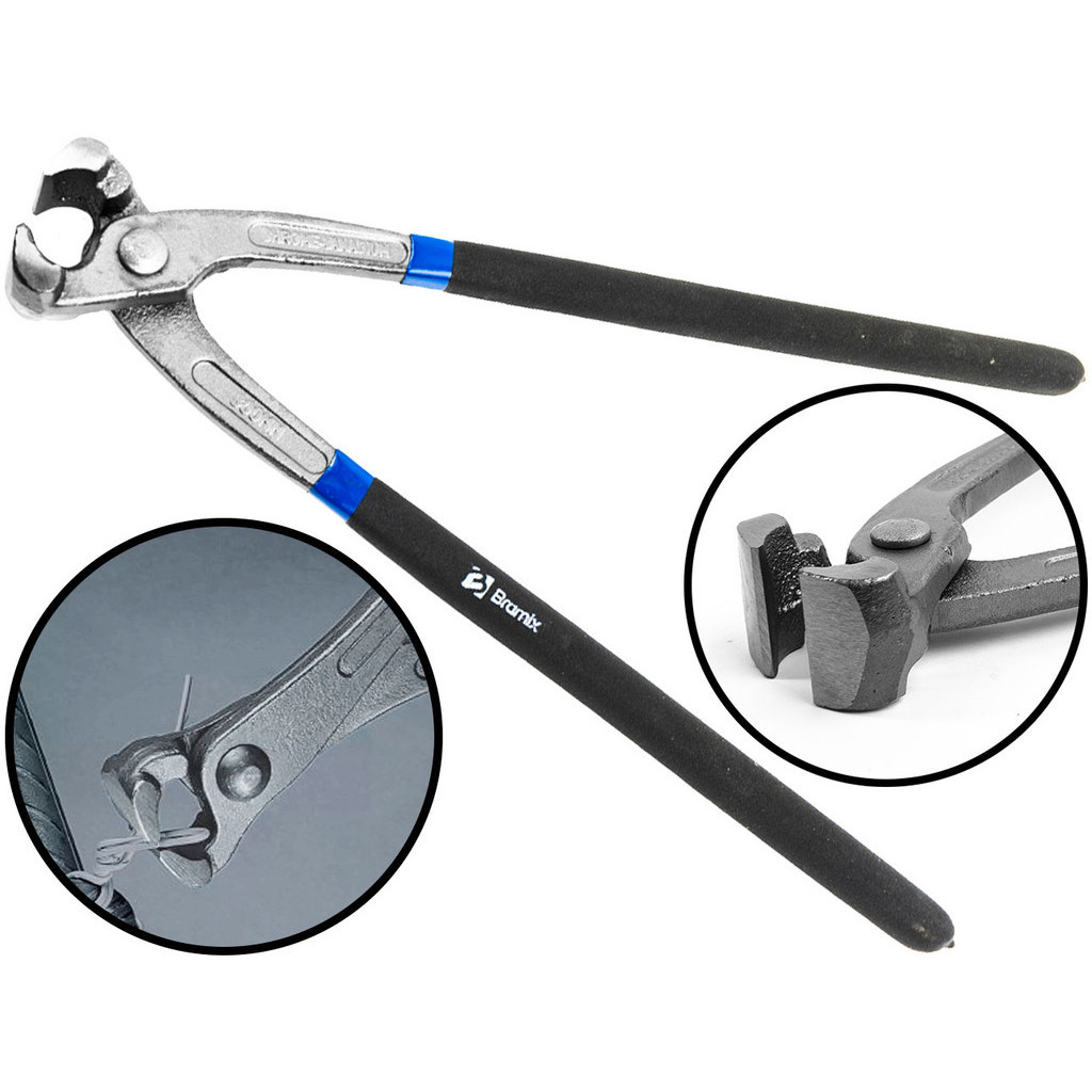 Torquês Armador Profissional Aço Cromo Vanádio Cabo Emborrachado 12 Polegadas Bramix em Oferta na Shopee