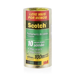 Kit 4 Fitas de Empacotamento 3M SCOTCH 5802 45MM X 100M em Oferta na Shopee