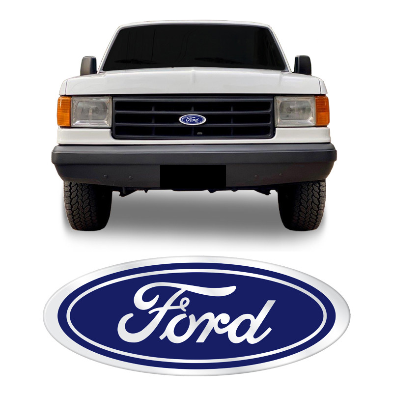 Adesivo Ford Oval Grade F-1000 1993/1995 Emblema Resinado Genérico