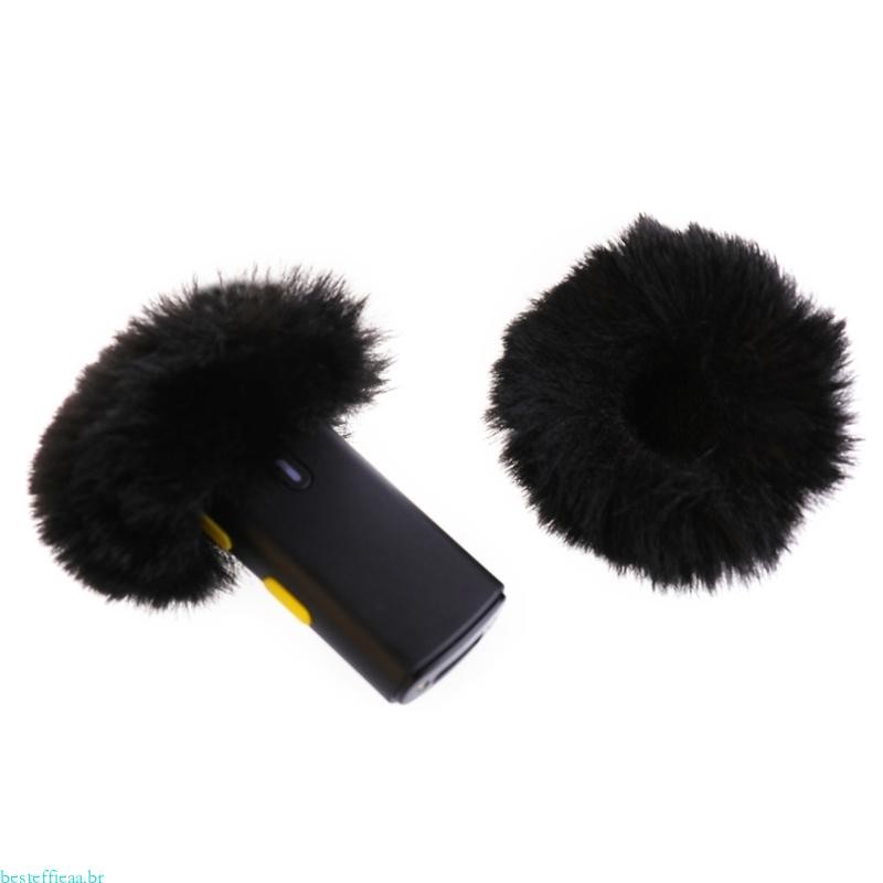 besteffie Microfone Lapela Muff Lavalier Pino Abafador Furry