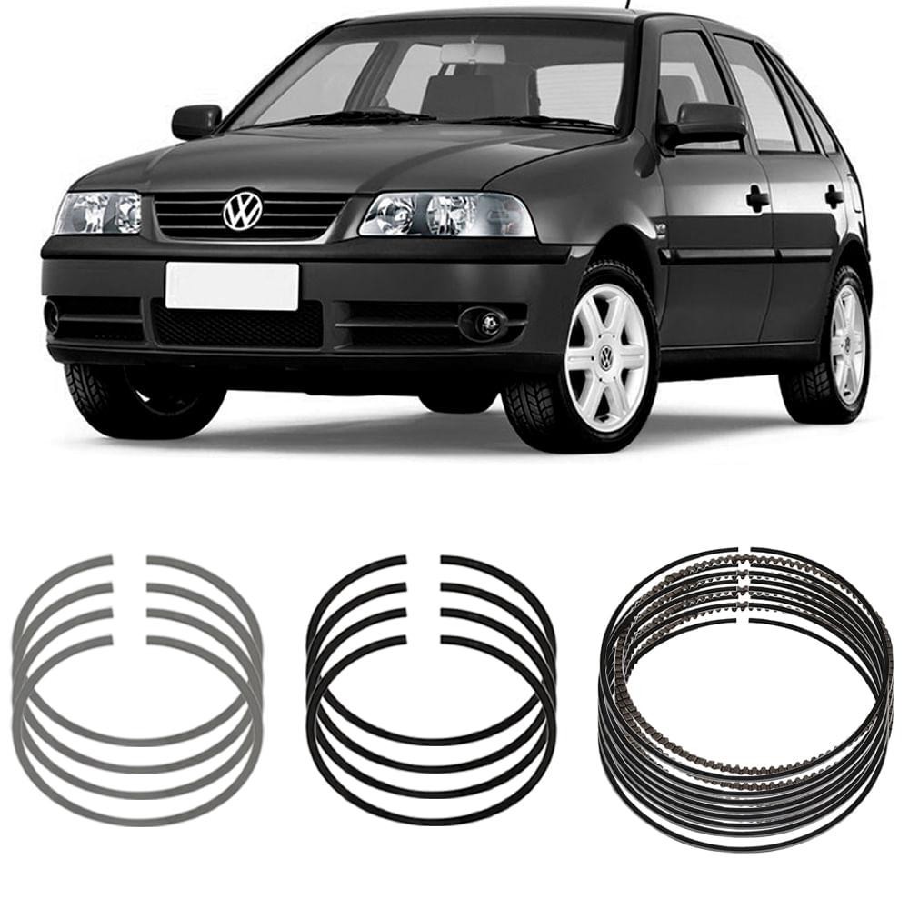 Jogo Anel Segmento STD Gol Parati Quantum 96 a 2012 Metal Leve SNA7215 em Oferta na Shopee