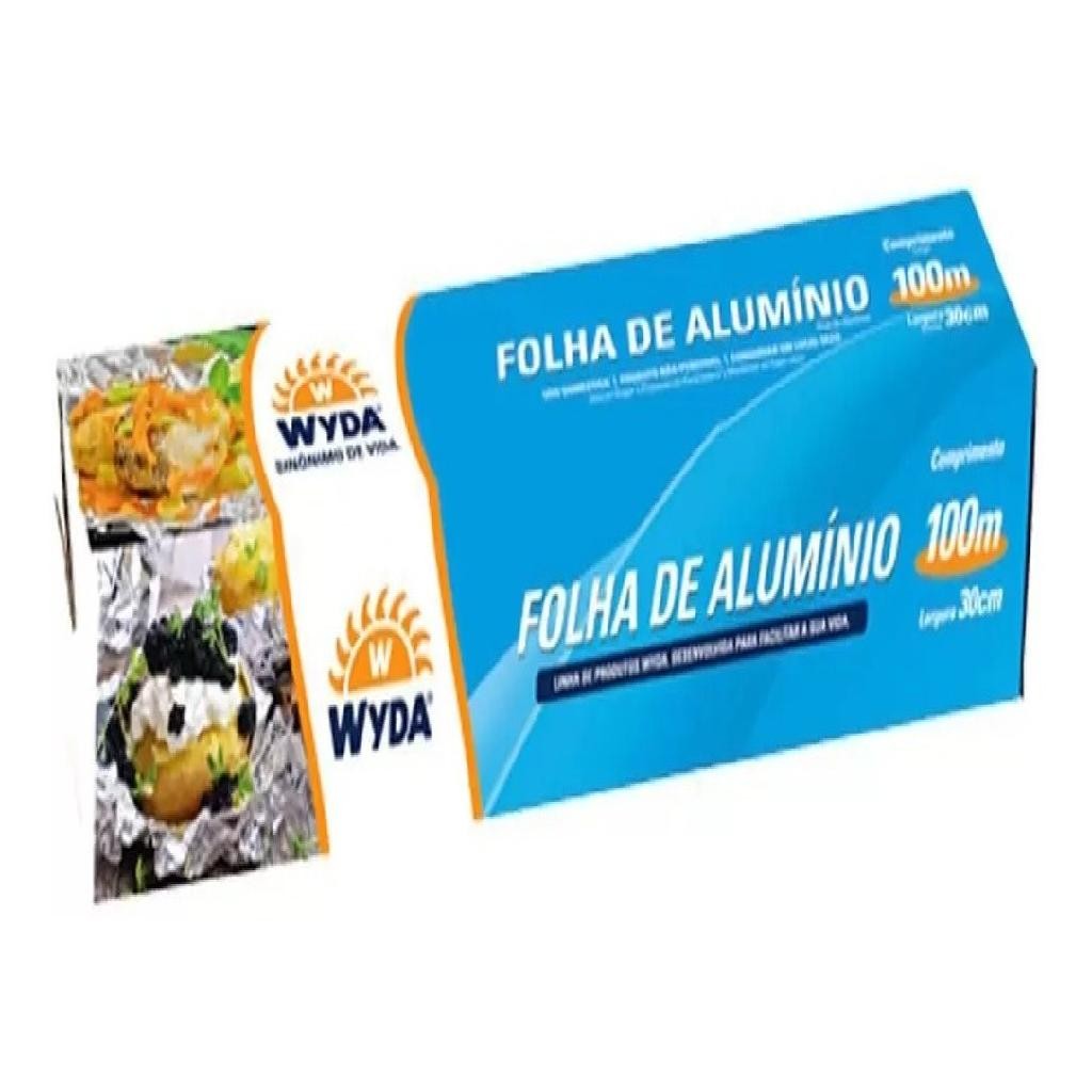 1un Folha De Alumínio 100mx30cm Wyda Promoção