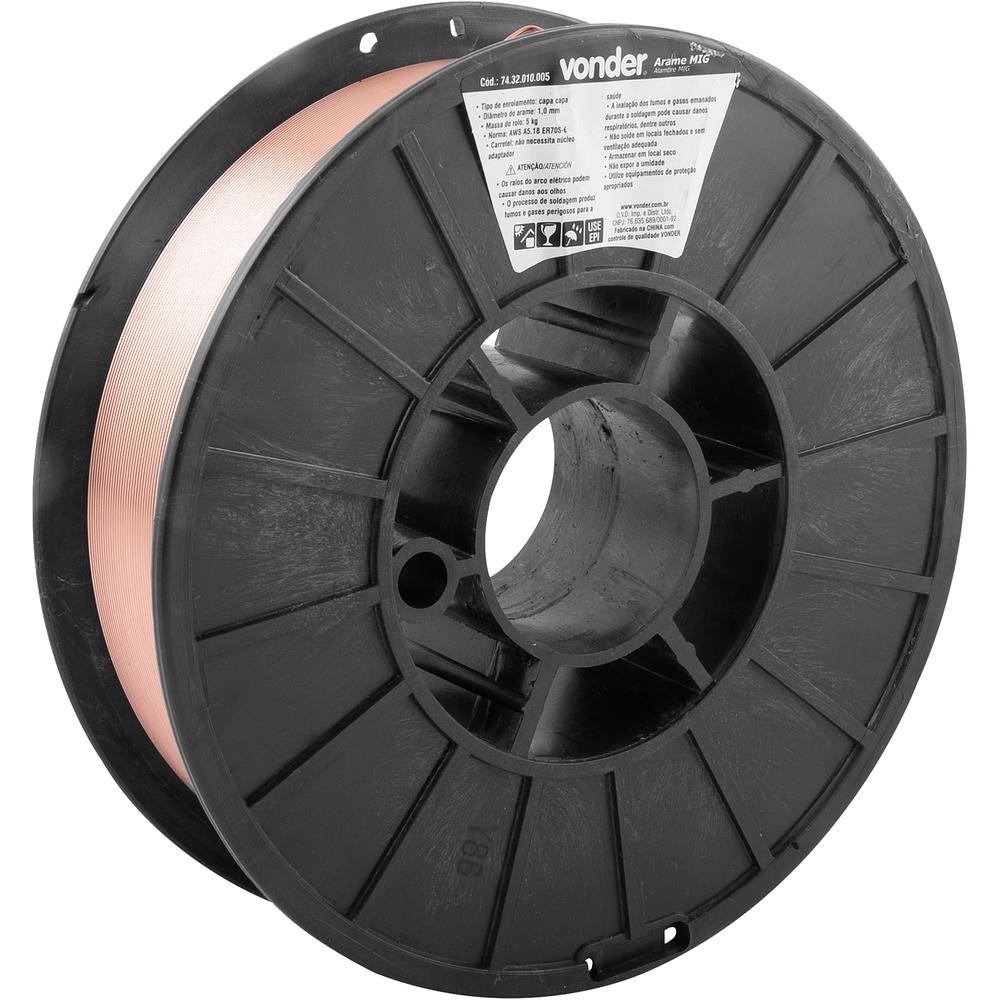 Arame Mig 1,0 mm Carretel 5 Kg Vonder em Oferta na Shopee