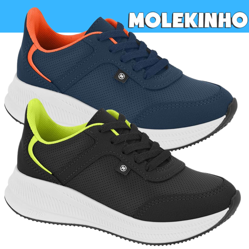 Tênis Masculino Molekinho Esportivo Casual Flot Neo Conforto em Oferta na Shopee