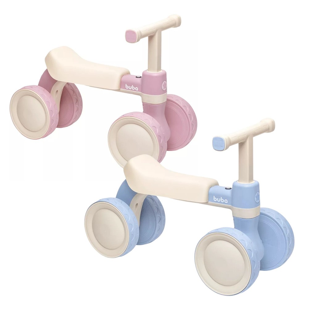 🚲 Bicicleta de Equilíbrio 4 Rodas com Som 🔉– Sem Pedal Buba em Oferta na Shopee