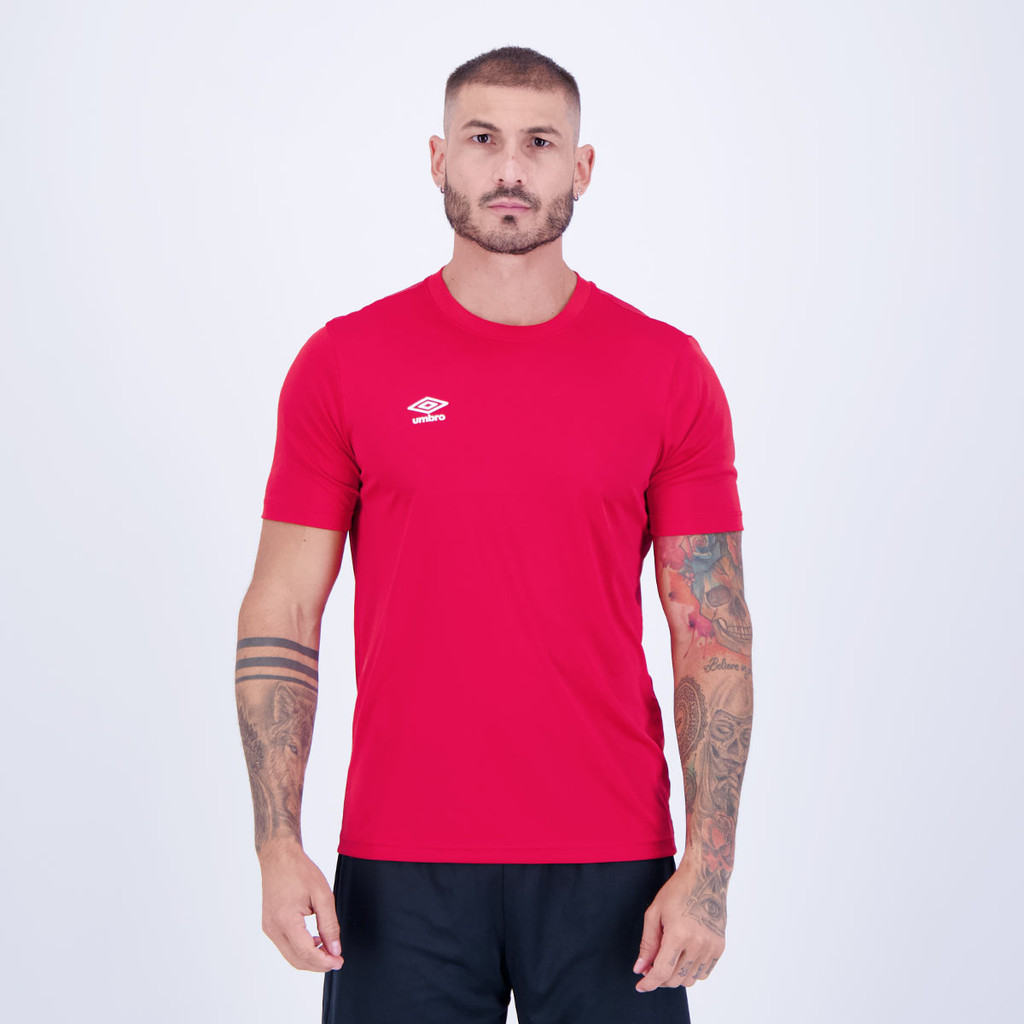 Camisa Umbro Legacy Vermelha em Oferta na Shopee