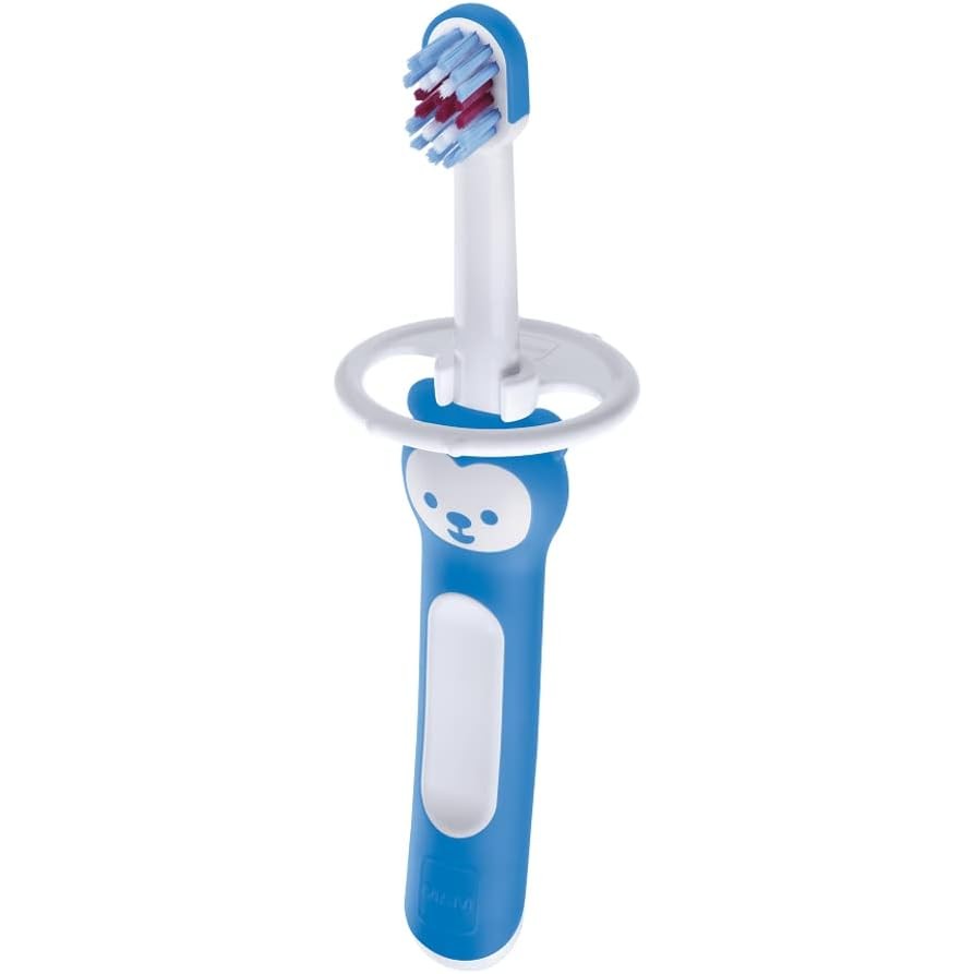 Escova de Dente para Bebês MAM Baby's Brush 6 Meses+ Azul 1 unidade