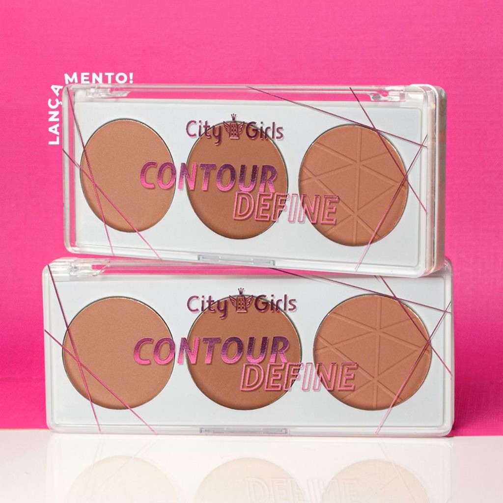 Paleta de Contorno Facial Trio Contour Define City Girls