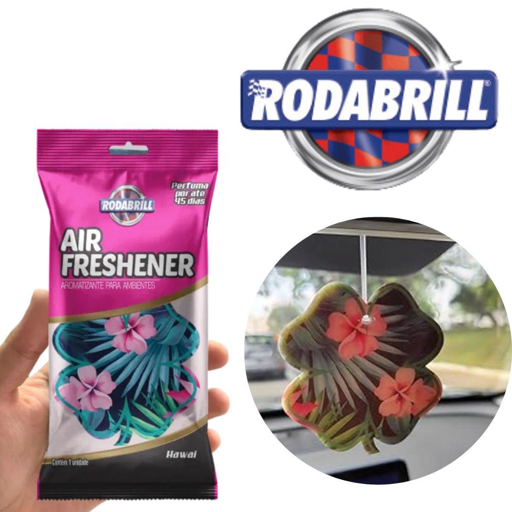 Aromatizante Cheirinho Para Carro Sache Folinha HAVAII em Oferta na Shopee