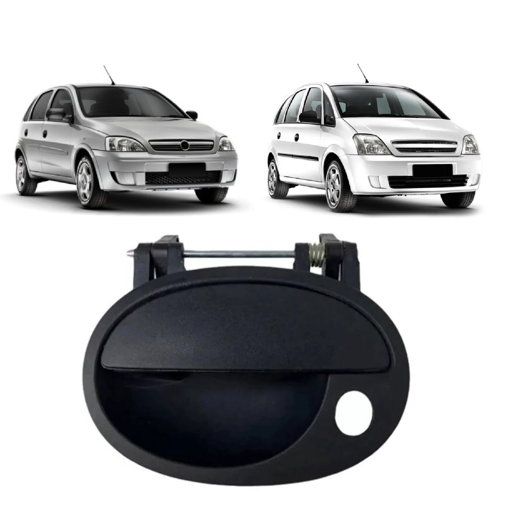 Macaneta Externa Corsa Hatch 2002 A 2012 Meriva 2002 A 2012 Montana 2003 A 2010 Porta Dianteira Com Furo Lado Direito