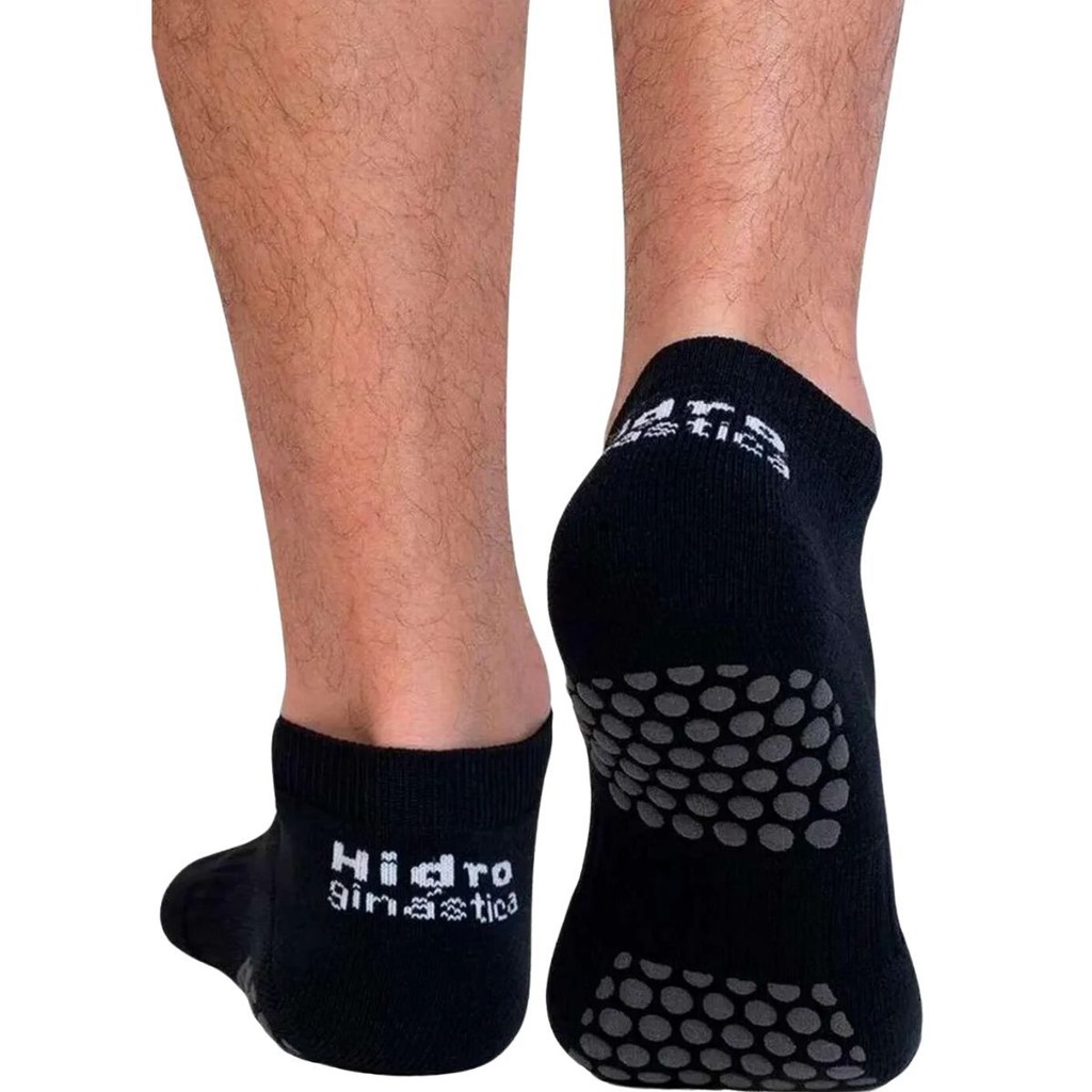 Kit 3 Pares de Meias Selene 4010-001 Hidroginastica Antiderrapante Poliamida Aquatica Cano Curto