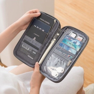 Carteira Porta-cartões Multifuncional, Bolsa Para Guardar Documentos E Passaportes De Viagem em Oferta na Shopee