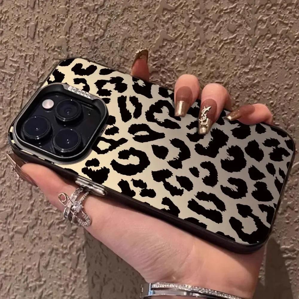 Capa Para Samsung Galaxy A55 A35 A25 A15 A54 A14 A34 A53 A33 A23 5G A24 A15 Jump3 Casos De Luxo Leopardo À Prova De Choque Proteger Invólucro